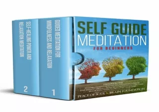PDF DOWNLOAD SELF GUIDE MEDITATION FOR BEGINNERS: THE COLLECTION TO LEARN MINDFU