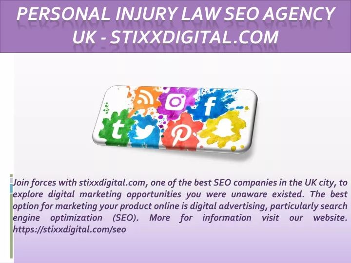 personal injury law seo agency uk stixxdigital com