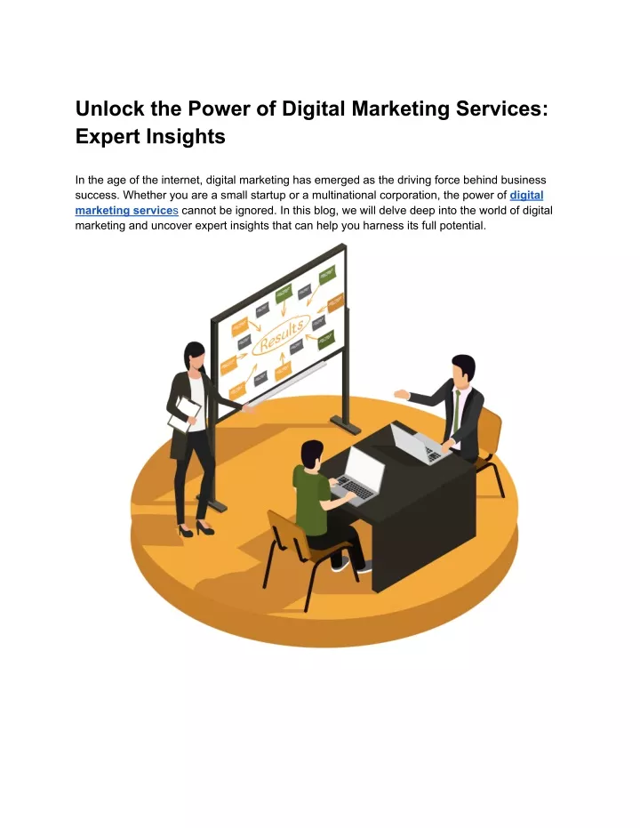 unlock the power of digital marketing services