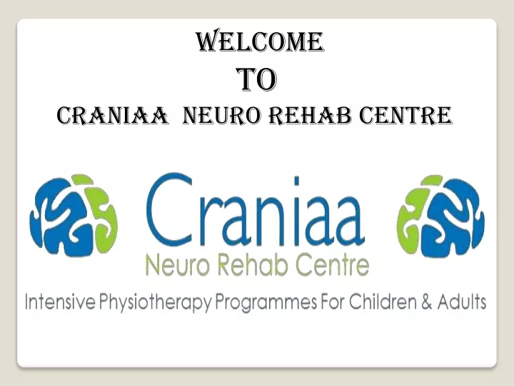 welcome to craniaa neuro rehab centre