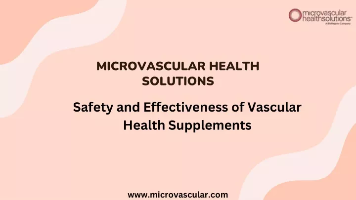 microvascular health solutions