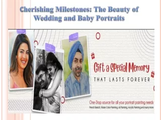 Cherishing Milestones The Beauty of Wedding and Baby Portraits