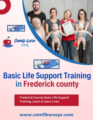 Basic life support training in Frederick county