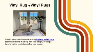Vinyl Rug  Vinyl Rugs