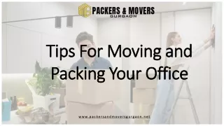 Tips For Moving and Packing Your Office