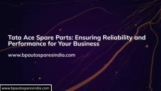 Tata Ace Spare Parts - BP Impex