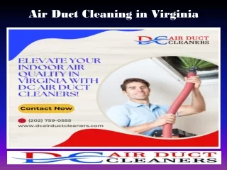 Air Duct Cleaning in Virginia