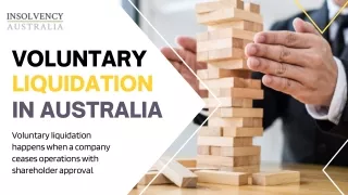 Various Facets Of Voluntary Liquidation in Australia