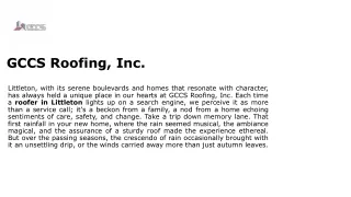 GCCS Roofing, Inc.
