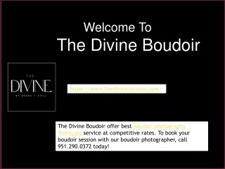 Welcome To The Divine Boudoir