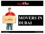 MOVERS IN DUBAI - slide 1