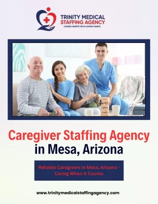 Best Caregiver Staffing Agency in Mesa, AZ
