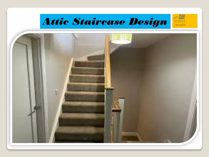 attic staircase design