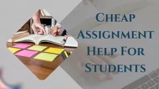 Cheap Assignment Help