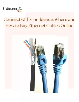 Buy Ethernet cable online |Visit Datacomm Cables, Inc.