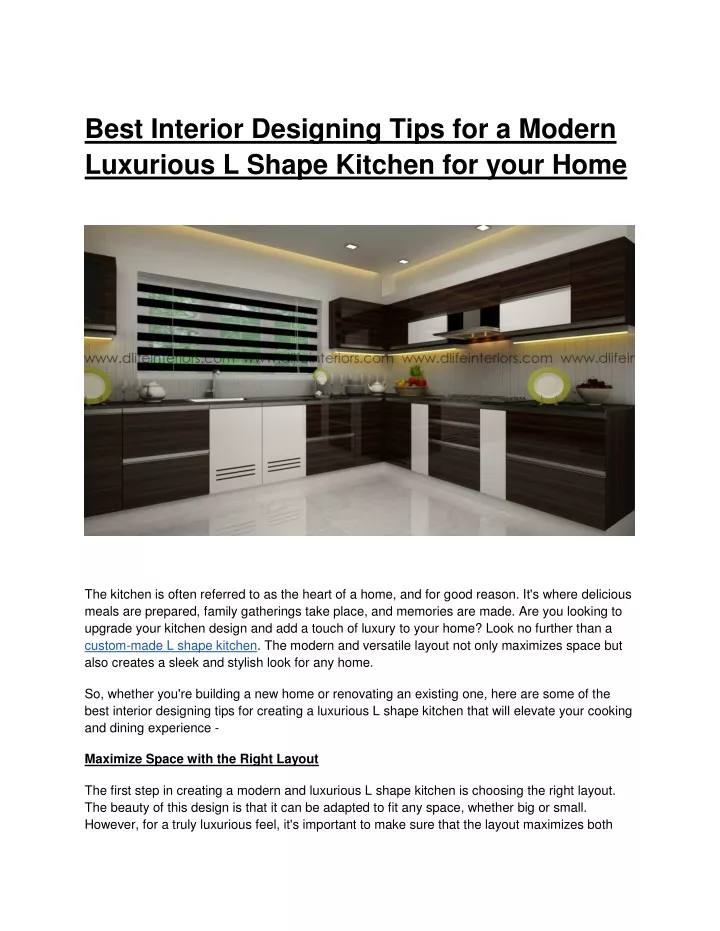 best interior designing tips for a modern