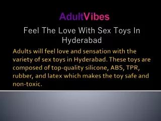 Buy premium quality sex toys in Hyderabad