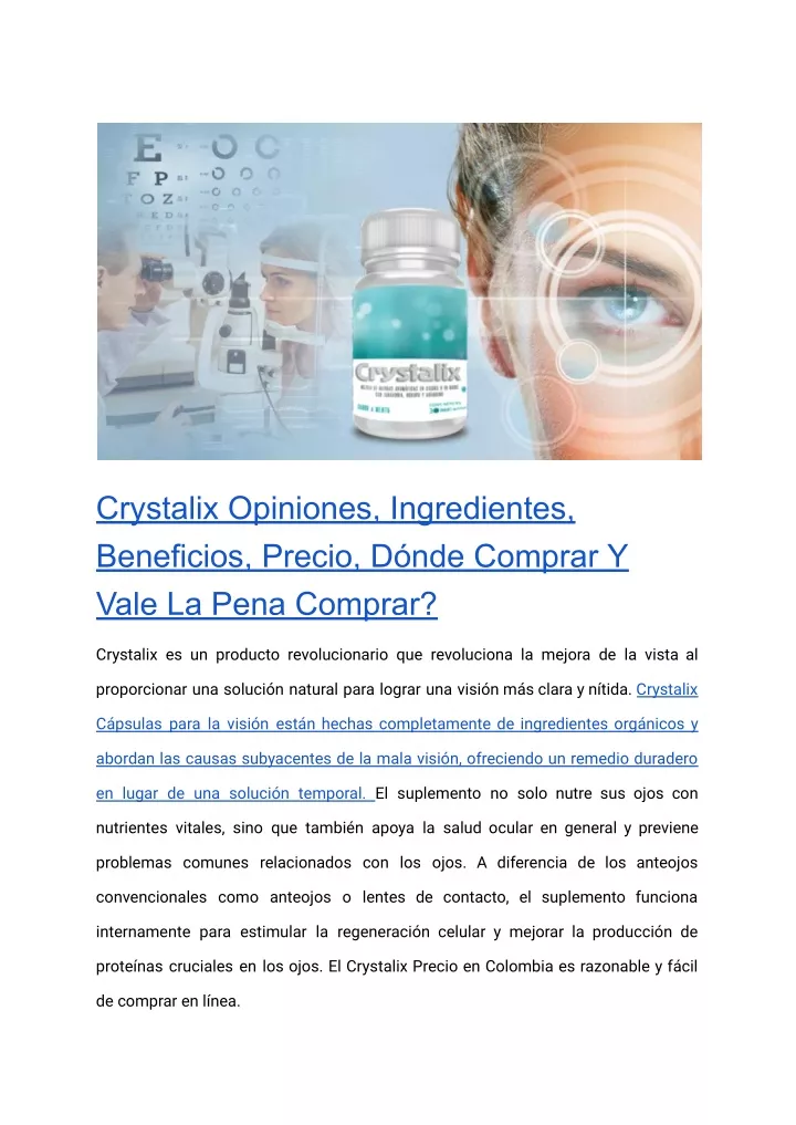 crystalix opiniones ingredientes beneficios