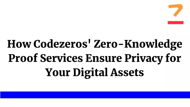 how codezeros zero knowledge proof services