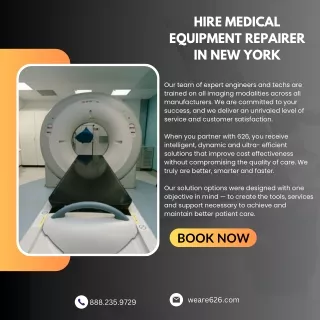 Hire Medical Equipment Repairer in New York