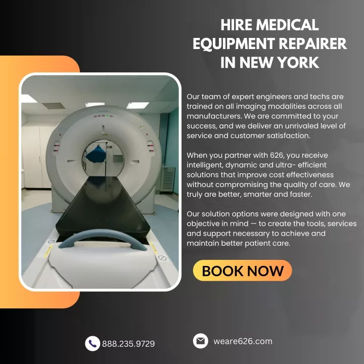 hire medical equipment repairer in new york