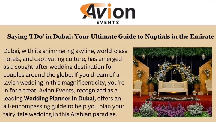 saying i do in dubai your ultimate guide