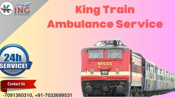 King Train Ambulance  in Ranchi and Raipur with Complete Medical Treatment