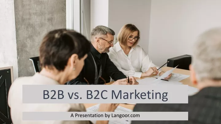 PPT - Difference Between B2B And B2C Marketing PowerPoint Presentation ...