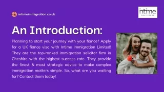 Apply for UK Fiance Visa| Experienced Visa Solicitors| Top-Rated Immigration Law