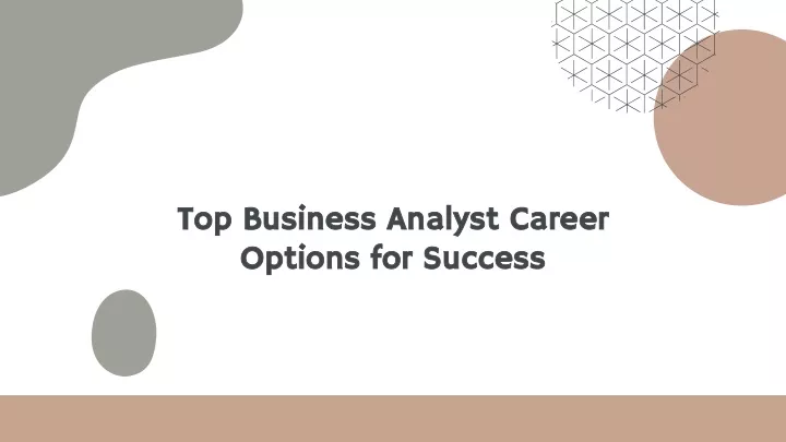 top business analyst career options for success
