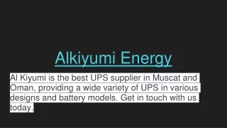 Al kiyumi Energy2