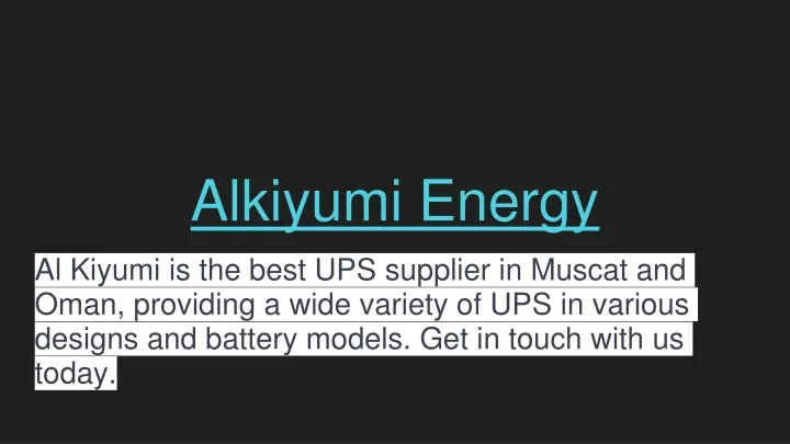alkiyumi energy