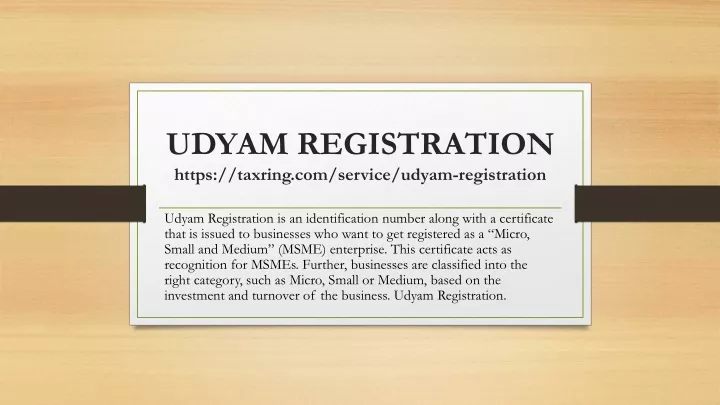 udyam registration https taxring com service udyam registration