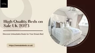 High Quality Beds on Sale UK 2023 _WeMakeBeds