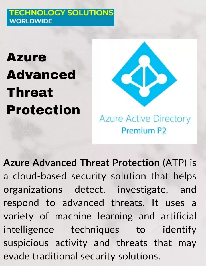 azure advanced threat protection