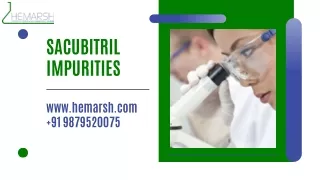 SACUBITRIL Impurities Manufacturer | Suppliers | Hemarsh Technologies