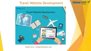 travel website development