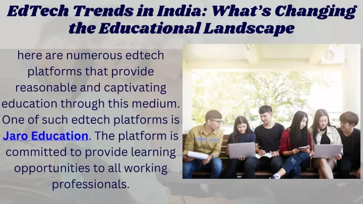 edtech trends in india what s changing