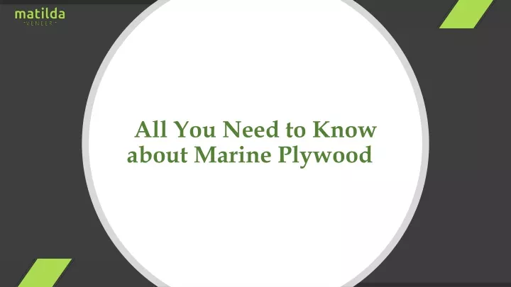 all you need to know about marine plywood