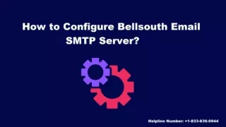 How to configure Bellsouth email SMTP Server Settings?