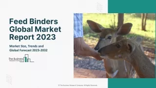 Feed Binders Market Analysis, Leading Trends And Global Forecast 2023 To 2032
