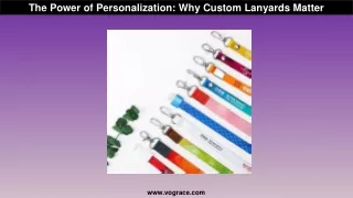 The Power of Personalization Why Custom Lanyards Matter