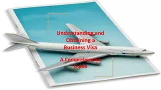 Understanding and Obtaining a Business Visa: A Comprehensive Guide
