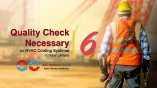 6 Quality Check Necessary for HVAC Cooling Systems in New Jersey