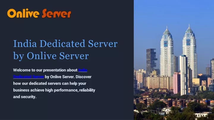 india dedicated server by onlive server
