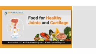 Food for Healthy Joints and Cartilage
