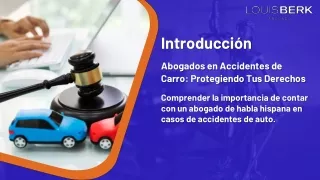 abogados en accidentes de carro  - Louis Berk Law