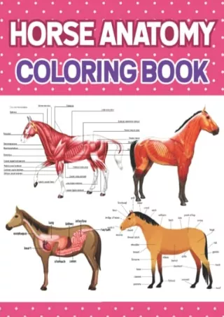 $PDF$/READ/DOWNLOAD Horse Anatomy Coloring Book: Horse Anatomy Student's Self-Test Coloring &