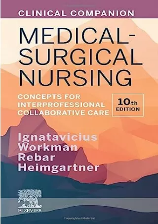 DOWNLOAD/PDF Clinical Companion for Medical-Surgical Nursing