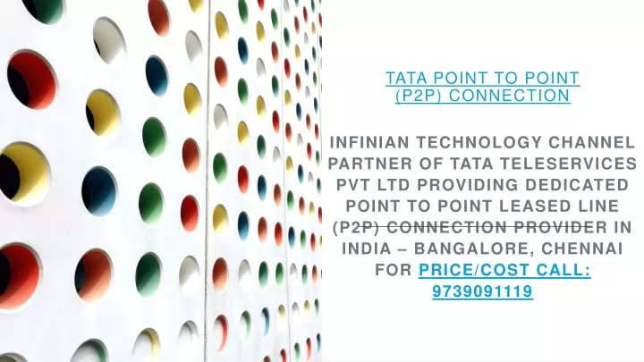 tata point to point p2p connection